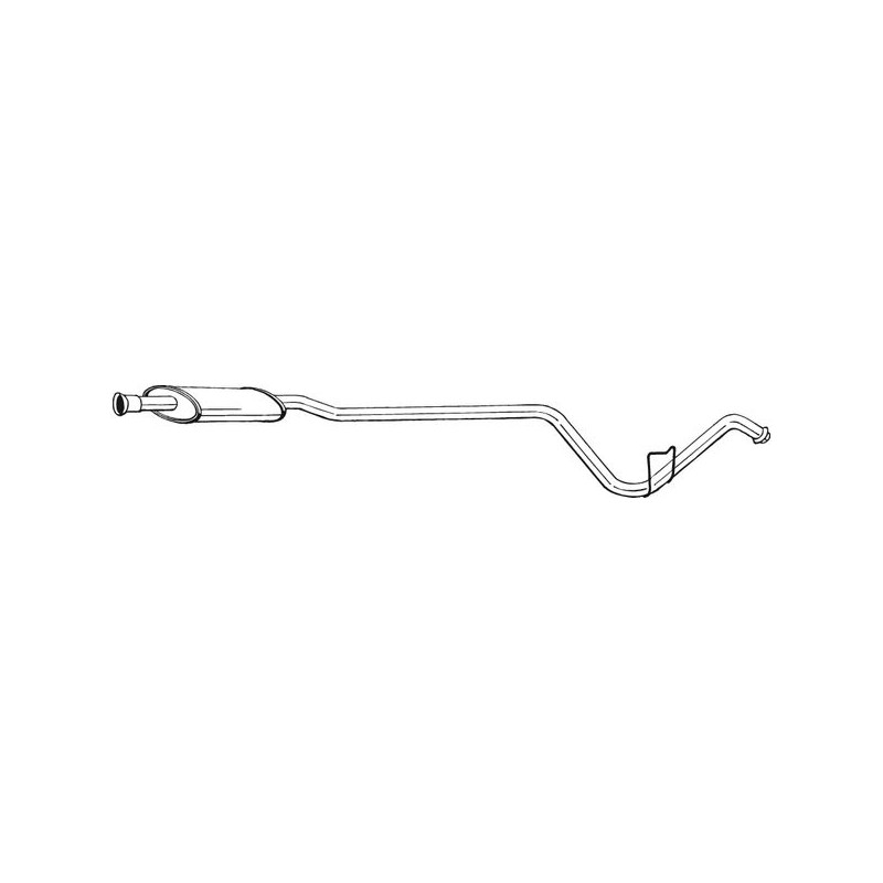 Silencieux d'échappement Central Pour Renault 7700779634 7700781507