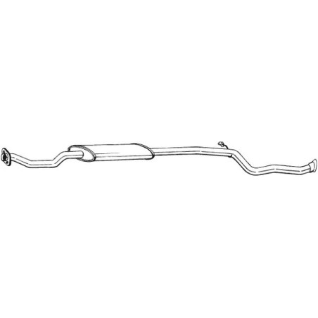 Silencieux d'échappement Central Pour Peugeot 106 I II Citroën Saxo