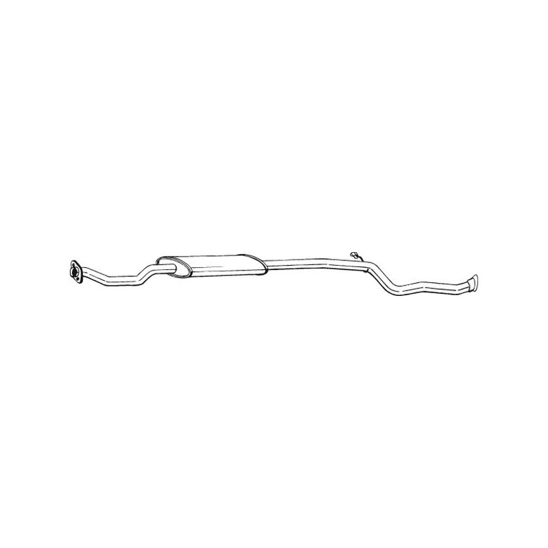 Silencieux d'échappement Central Pour Peugeot 106 I II Citroën Saxo