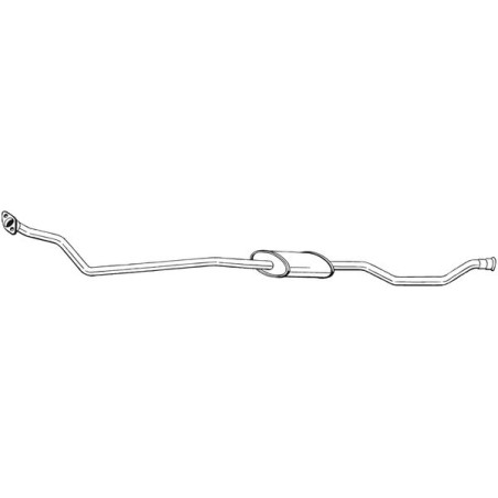 Silencieux d'échappement Avant Pour Citroën Xantia 170557