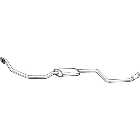 Silencieux d'échappement Avant Pour Citroën ZX 96041781