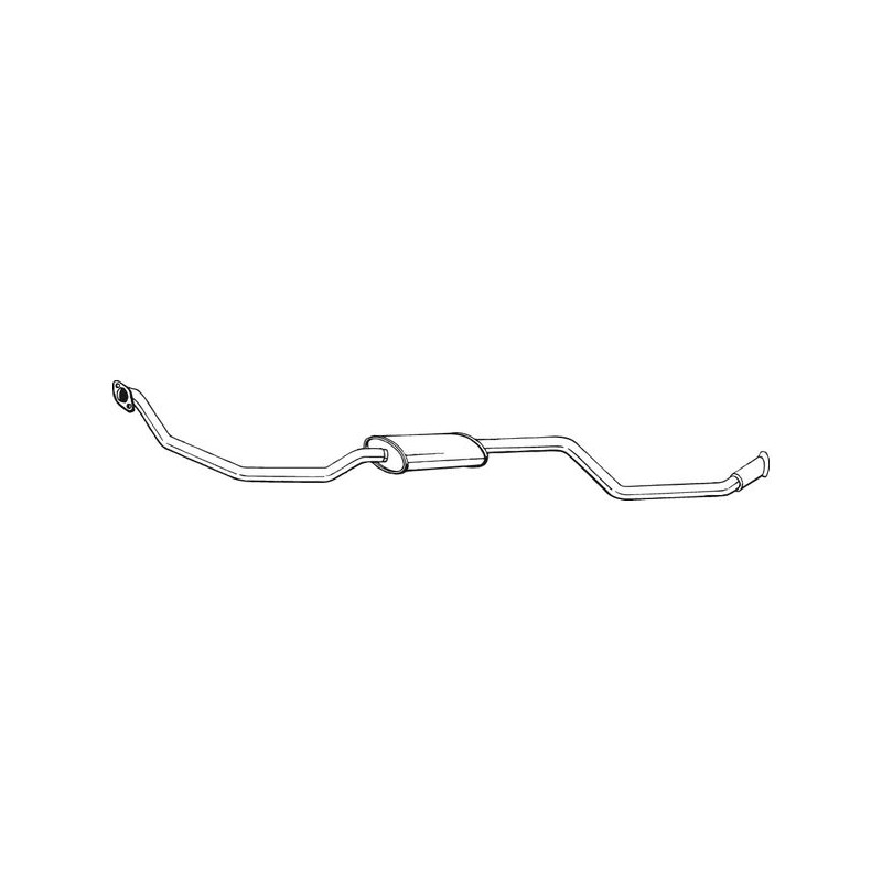 Silencieux d'échappement Avant Pour Citroën ZX 96041781
