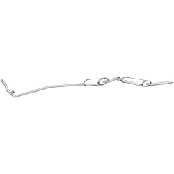 Silencieux d'échappement Central Pour Austin Mini AN374J GEX154 GEX177 GEX189