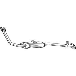 Silencieux d'échappement Avant Pour Suzuki 1415083001 1415083002 1415083402
