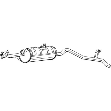 Silencieux d'échappement Arrière Pour Suzuki 1430083011 1430083310