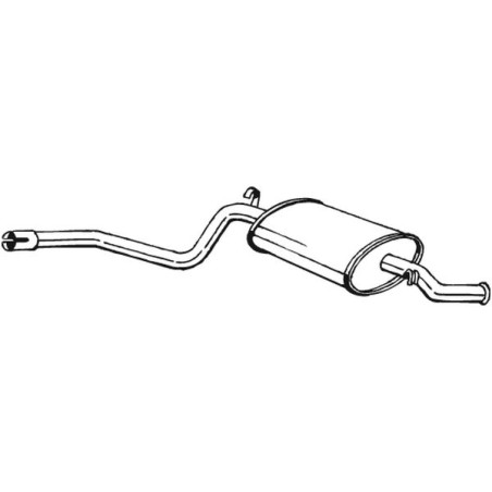 Silencieux d'échappement Arrière Pour Fiat Cinquecento 7697379