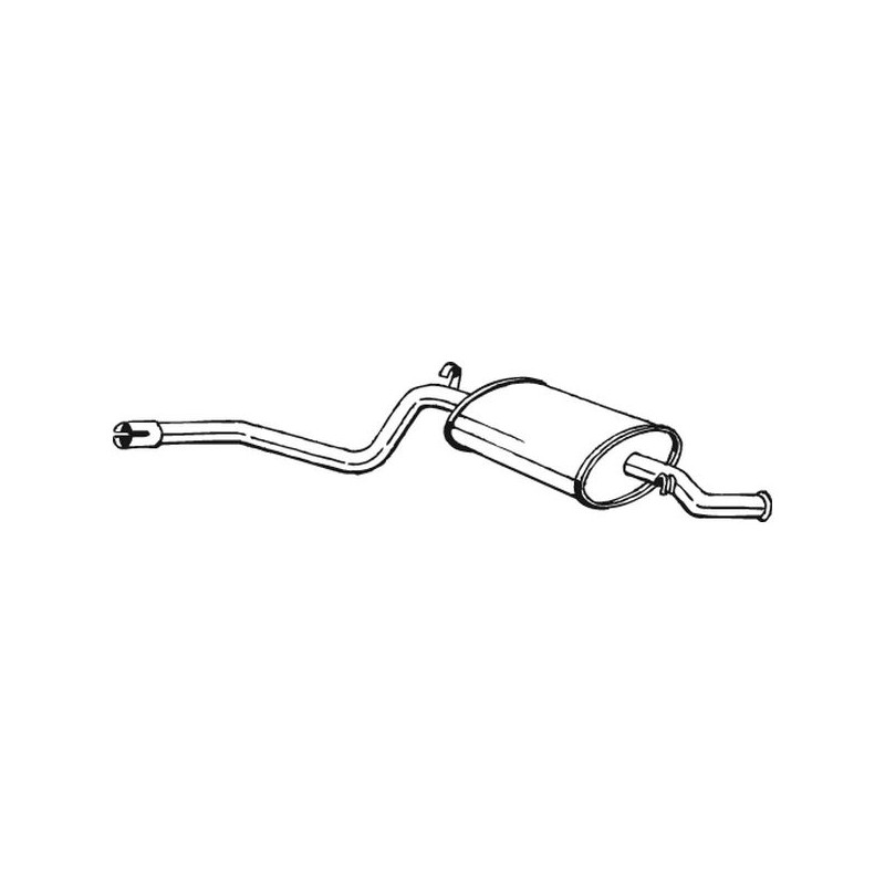 Silencieux d'échappement Arrière Pour Fiat Cinquecento 7697379