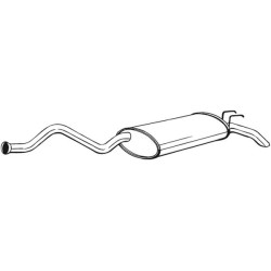 Silencieux d'échappement Arrière Pour Renault 21 7700769595 7700769596