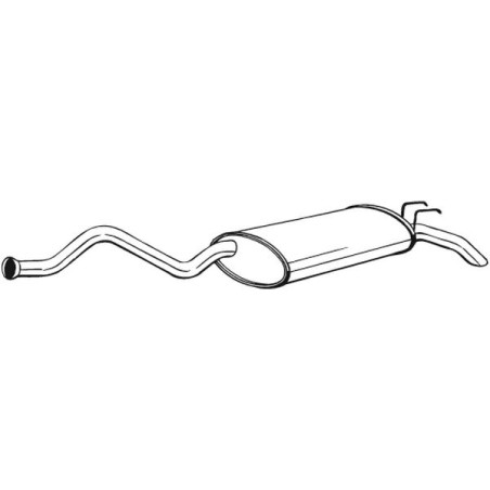 Silencieux d'échappement Arrière Pour Renault 21 7700769595 7700769596