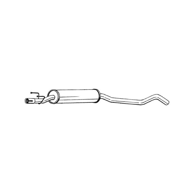 Silencieux d'échappement Central Pour Opel Tigra Vauxhall Corsa MK I (B)