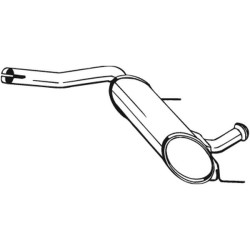 Silencieux d'échappement Central Pour Renault Laguna I Grandtour 7700423680