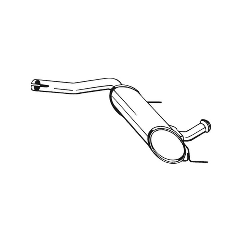 Silencieux d'échappement Central Pour Renault Laguna I Grandtour 7700423680