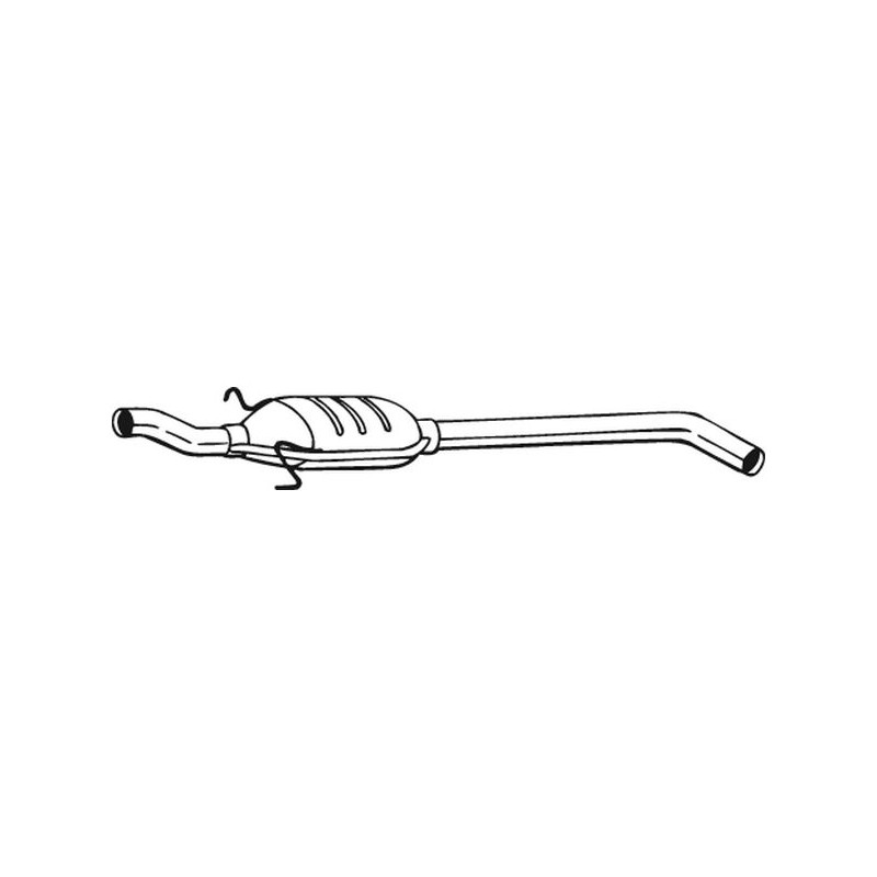Silencieux d'échappement Central Pour Renault Megane I Classic 7700844685