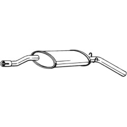 Silencieux d'échappement Arrière Pour Renault 5000389928 5000390253