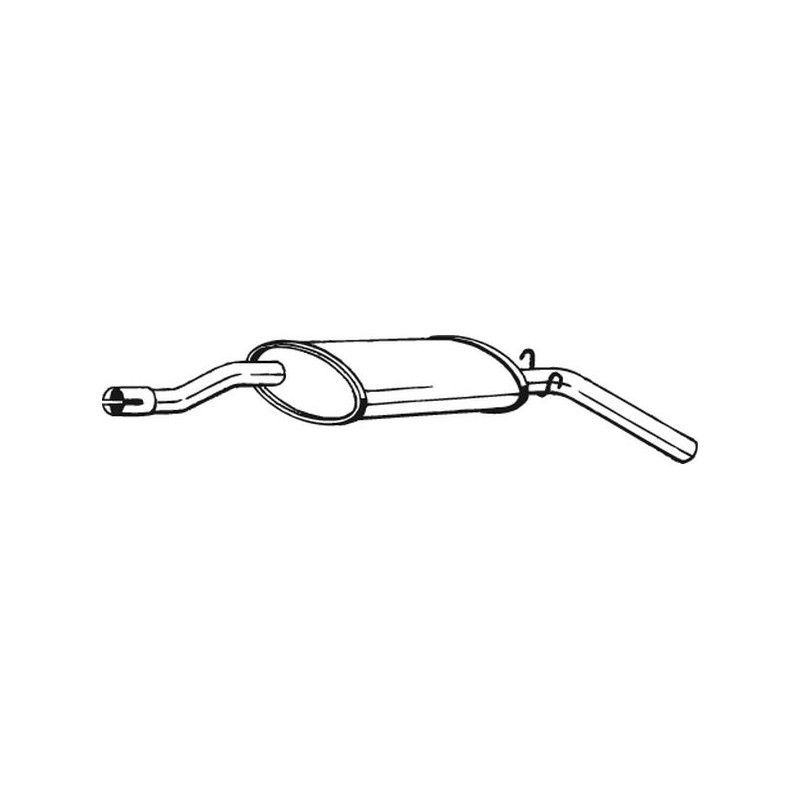 Silencieux d'échappement Arrière Pour Renault 5000389928 5000390253