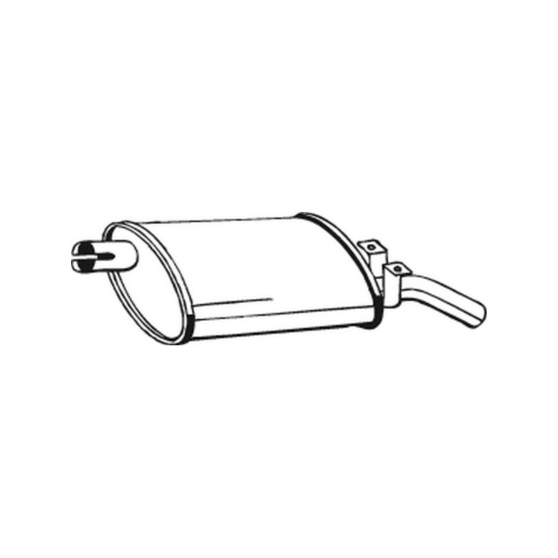Silencieux d'échappement Arrière Pour Renault 5 7700669053 7700690211