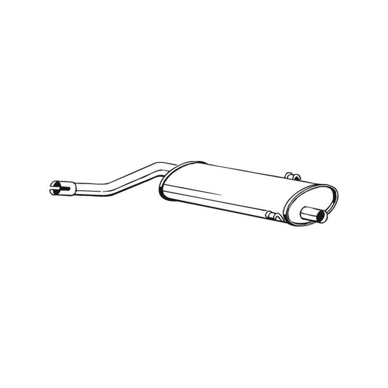 Silencieux d'échappement Central Pour Saab 900 I Combi 8822280 9349192
