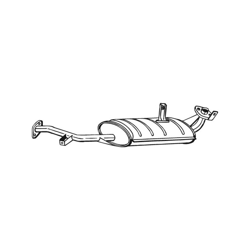 Silencieux d'échappement Central Pour Suzuki Vitara Cabrio 1430060A00