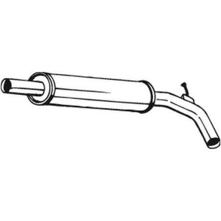 Silencieux d'échappement Central Pour VW Polo/Polo Classic Variant Seat