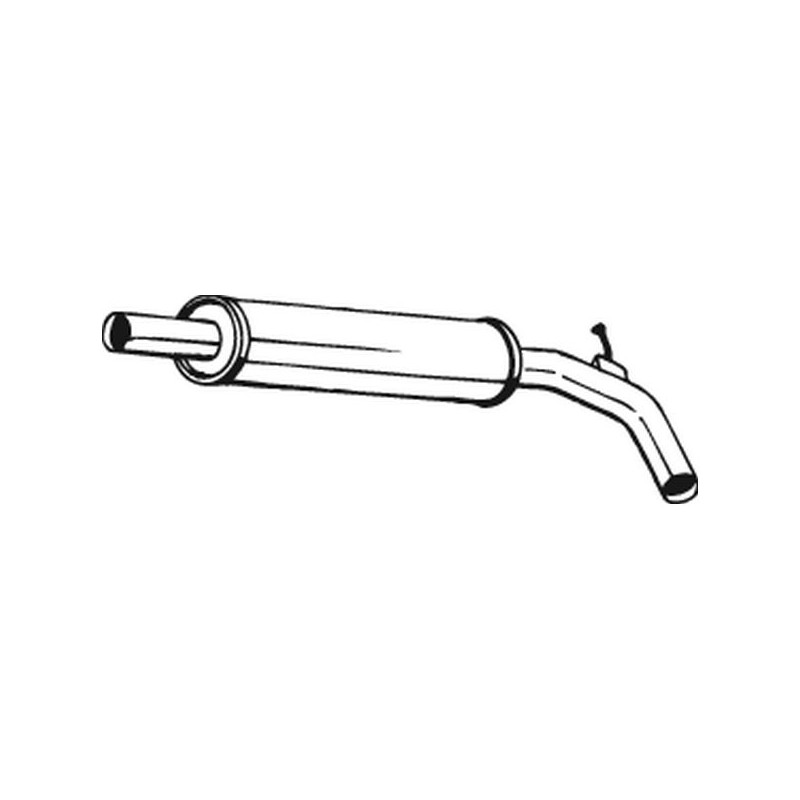 Silencieux d'échappement Central Pour VW Polo/Polo Classic Variant Seat