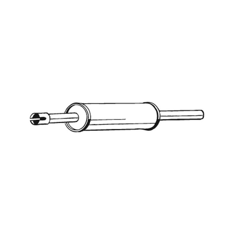 Silencieux d'échappement Avant Pour VW Golf II III Jetta Passat 191253209A
