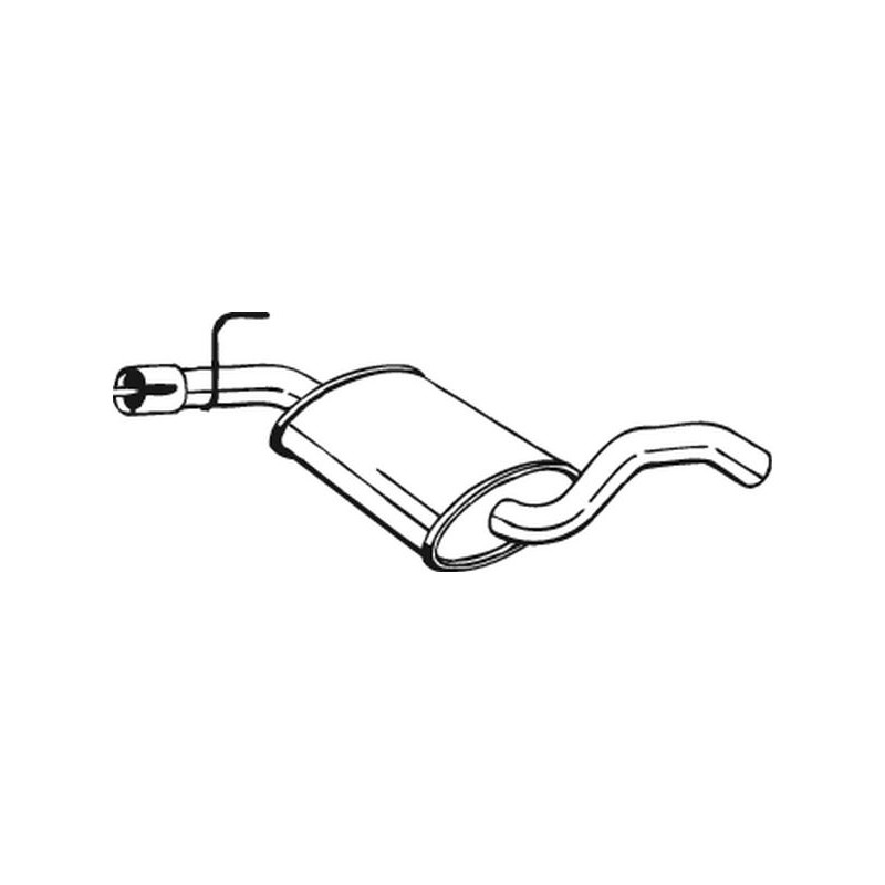 Silencieux d'échappement Central Pour VW Golf III Cabriolet IV Vento 1H0253409B