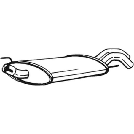 Silencieux d'échappement Arrière Pour VW Golf III Cabriolet IV 1H6253609AF