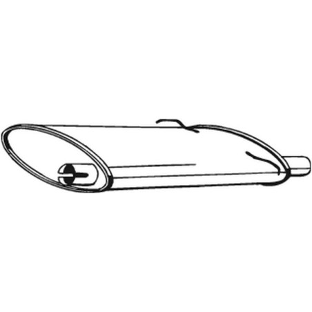 Silencieux d'échappement Arrière Pour Volvo 740 Kombi 760 940 II 1357068