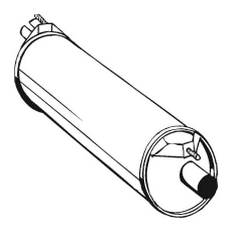 Silencieux d'échappement Arrière Pour Volvo 140 240 Kombi 260 1219276