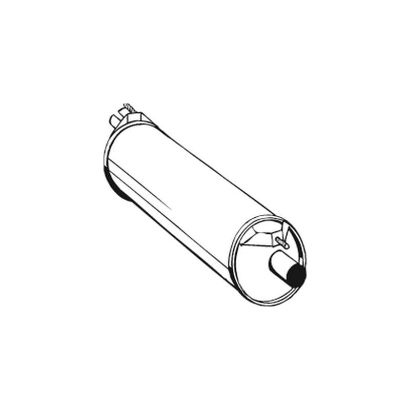 Silencieux d'échappement Arrière Pour Volvo 140 240 Kombi 260 1219276