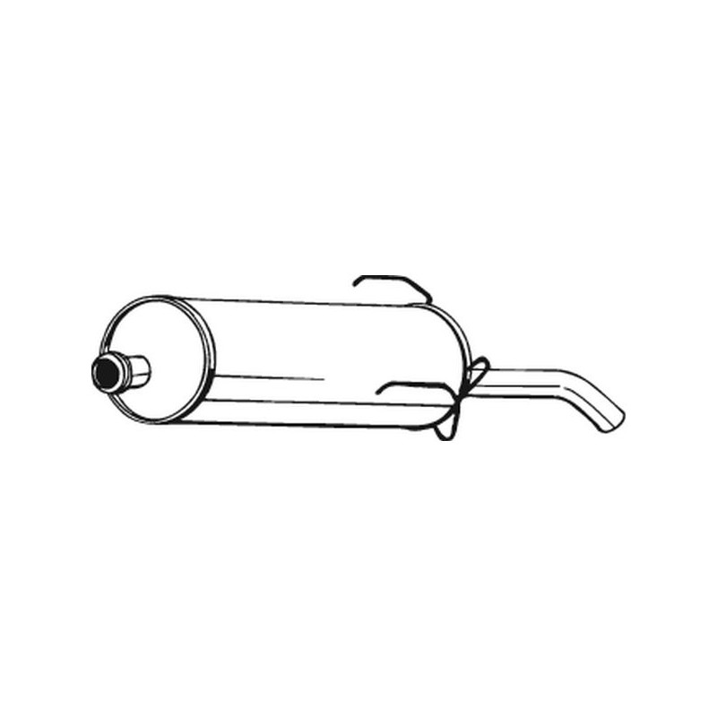 Silencieux d'échappement Arrière Pour Peugeot 172617 172666