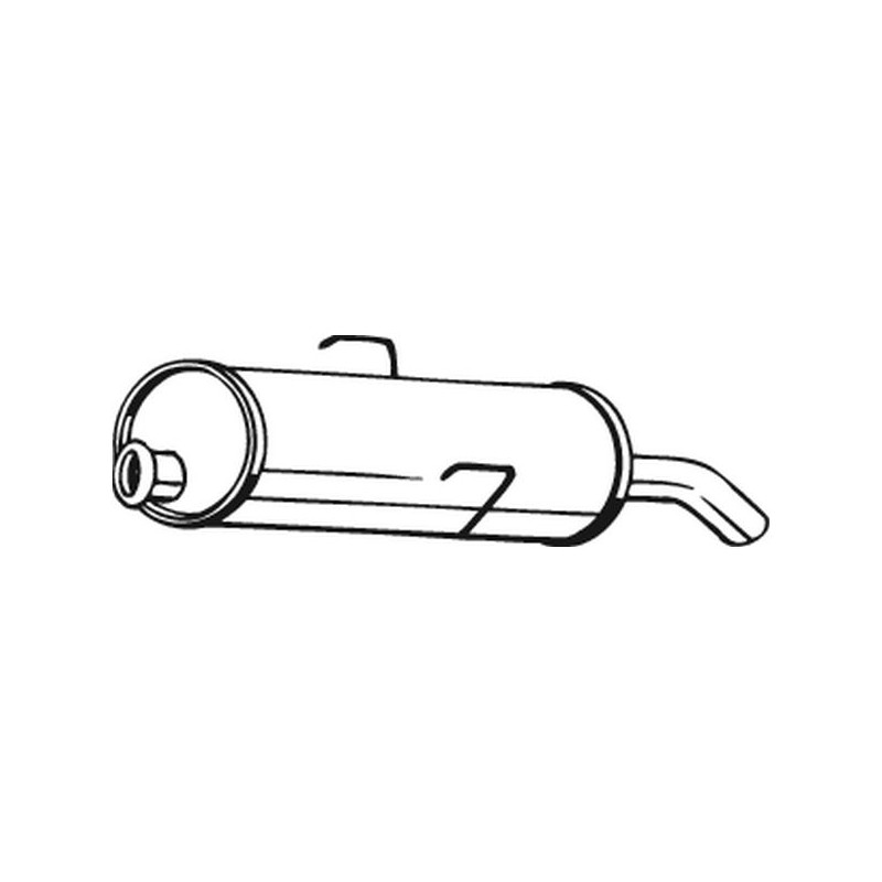 Silencieux d'échappement Arrière Pour Peugeot 172634 172650 172669