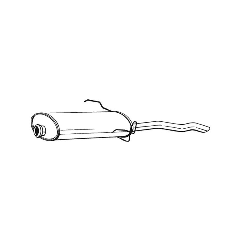 Silencieux d'échappement Arrière Pour Peugeot 172635 172665 1726X1