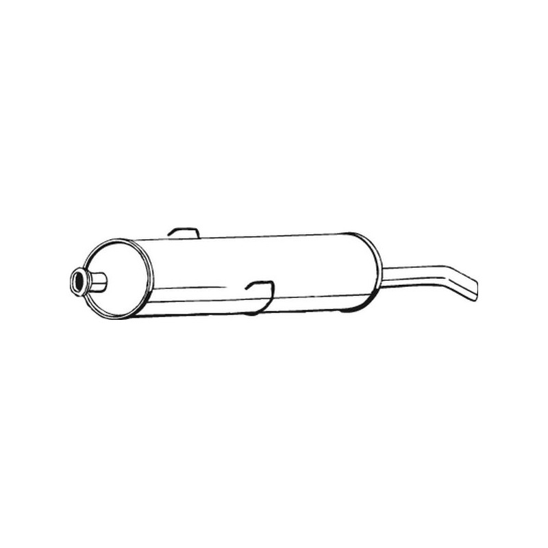 Silencieux d'échappement Arrière Pour Peugeot J9 172610 172667