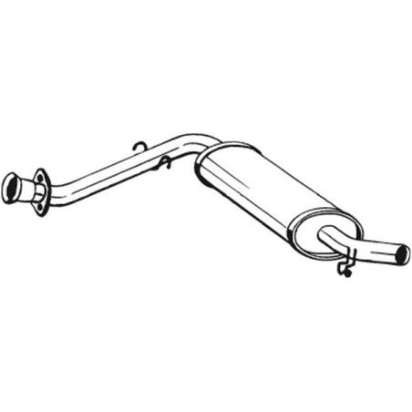 Silencieux d'échappement Avant Pour Renault 25 7700752517 7700780032