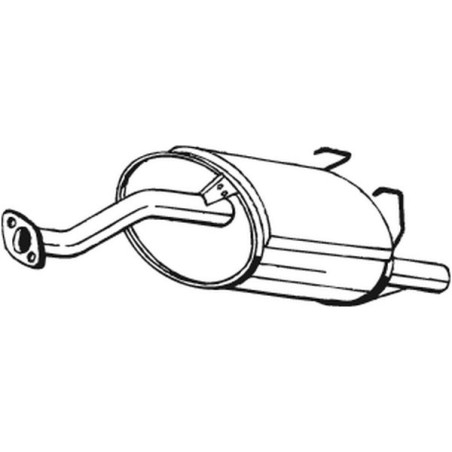 Silencieux d'échappement Arrière Pour Honda Civic V Hatchback 18030SR3A20