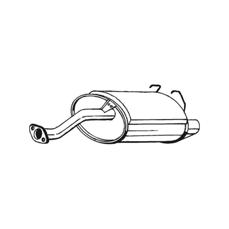 Silencieux d'échappement Arrière Pour Honda Civic V Hatchback VI 18307SR3J42