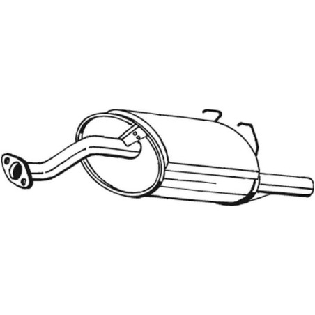 Silencieux d'échappement Arrière Pour Honda CRX III 18030SR2J40 18031SR2506