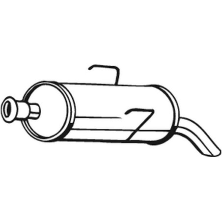 Silencieux d'échappement Arrière Pour Peugeot 106 I 172670 172697 1730Y4