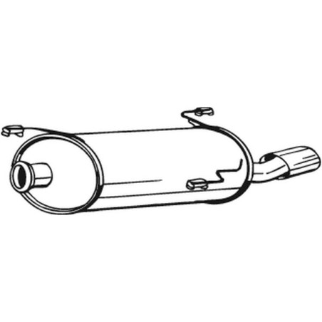 Silencieux d'échappement Arrière Pour Peugeot 306 172680 1726FN