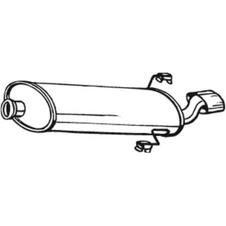 Silencieux d'échappement Arrière Pour Peugeot 306 1726E3 1726FH