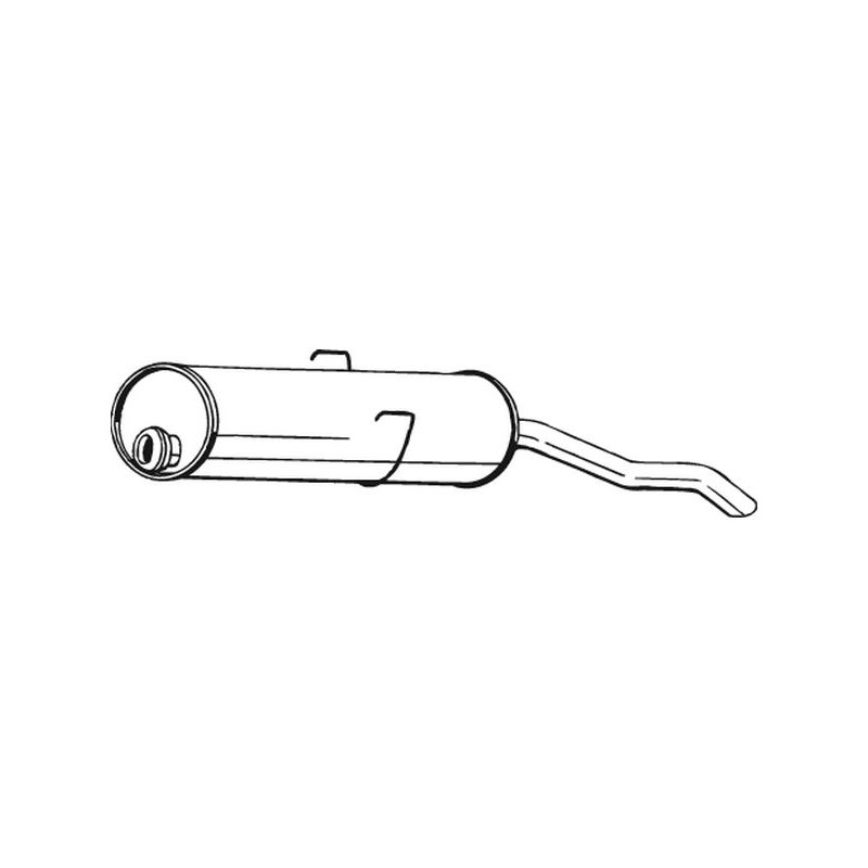 Silencieux d'échappement Arrière Pour Peugeot 172176 172602 172606 172611