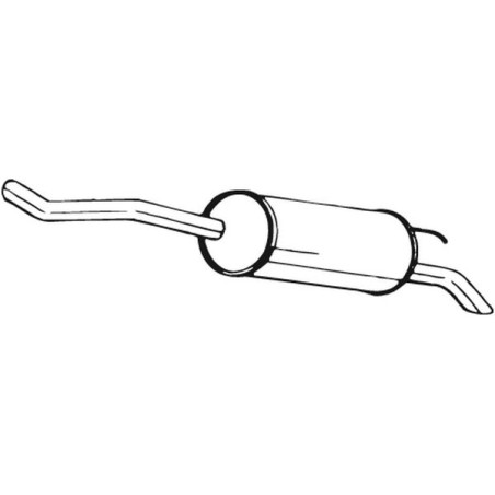 Silencieux d'échappement Arrière Pour Citroën BX 1726K6 95576334 95588571