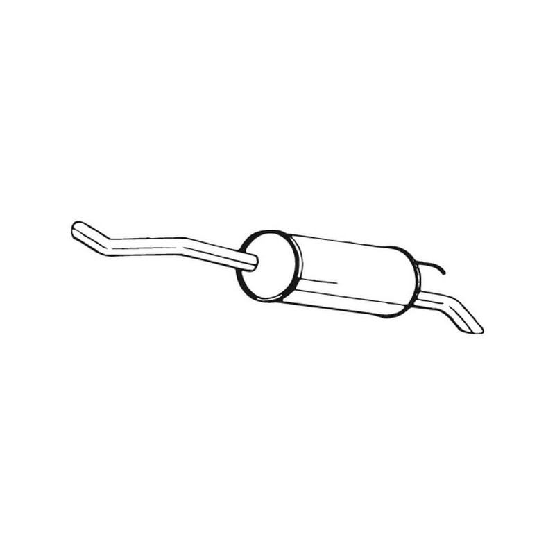 Silencieux d'échappement Arrière Pour Citroën BX 1726K6 95576334 95588571