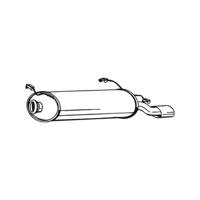 Silencieux d'échappement Arrière Pour Citroën ZX 1726H3 1726L5 1726R9 1726S0