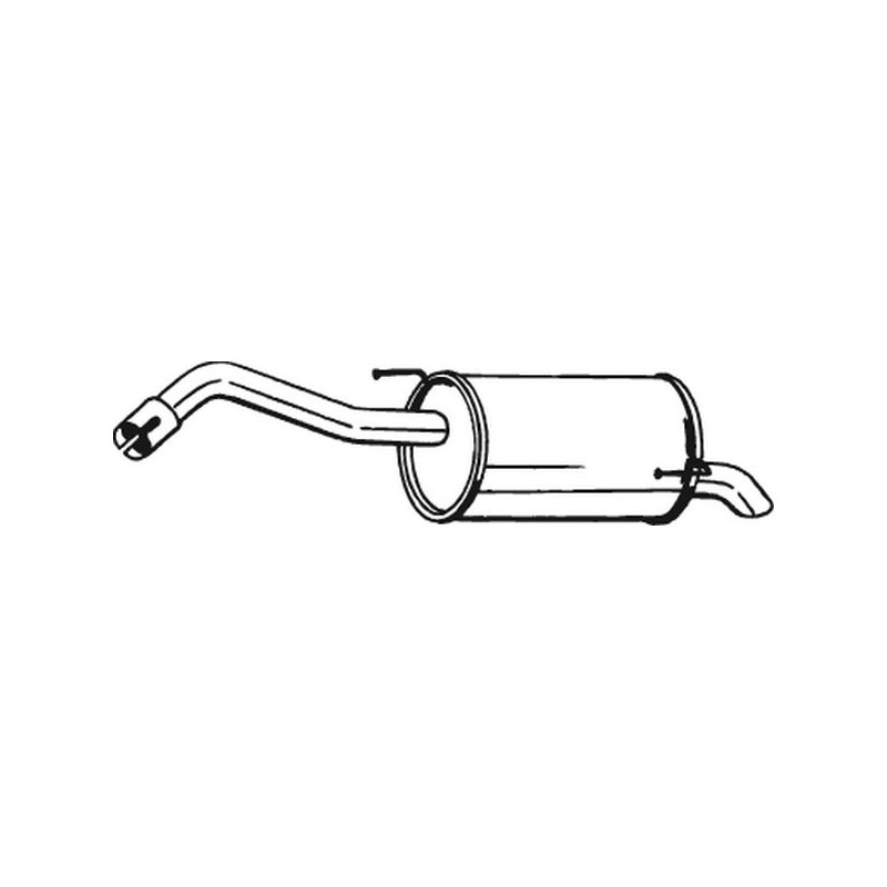 Silencieux d'échappement Arrière Pour Nissan Micra III Note 20100AY11A