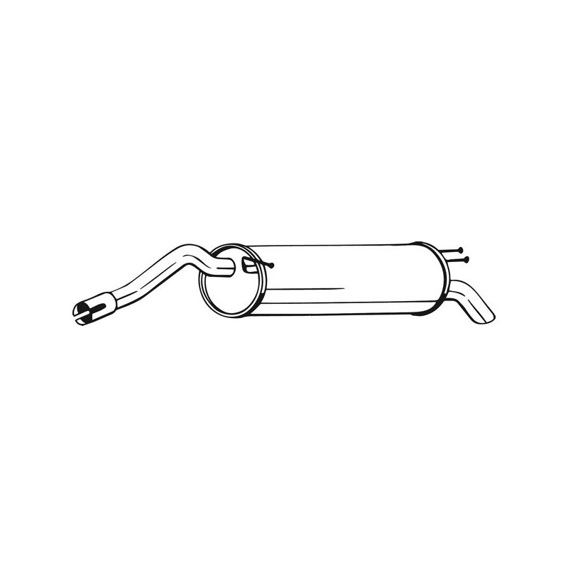 Silencieux d'échappement Arrière Pour Fiat Stilo 46805967
