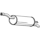 Silencieux d'échappement Arrière Pour Fiat 46843507 51723622 71765080 71765089