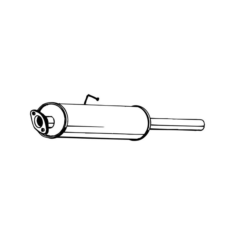 Silencieux d'échappement Central Pour Ford Transit 1025266