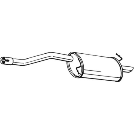 Silencieux d'échappement Arrière Pour Ford KA Van 1457190 1457192